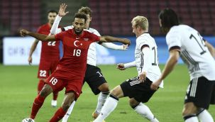 Milli takım dünya devi Almanya'ya sahayı dar etti, son dakikada beraberlik golümüz geldi