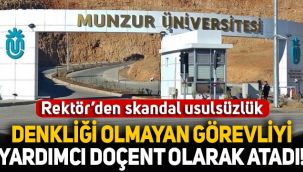 Rektör, doktora denkliği olmayan araştırma görevlisini yardımcı doçent olarak atadı!