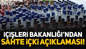 Sahte içki nedeniyle artan ölümlere yönelik İçişleri Bakanlığı'ndan açıklama geldi