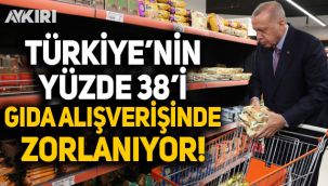 Türkiye'nin yüzde 38'i gıda alışverişinde zorlanıyor, 10 kişiden yedisi geçim sıkıntısı çekiyor