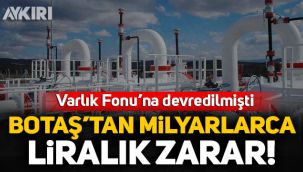 Varlık Fonu'na devredilen BOTAŞ, 5,6 milyar lira zarar etti