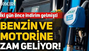 2 gün önce indirim gelen benzin ve motorine zam geliyor!