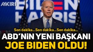 ABD'nin yeni başkanı Joe Biden oldu! 