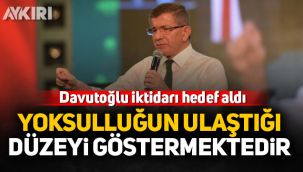 Ahmet Davutoğlu'ndan iktidara 'Askıda ekmek' ve 'keyif çayı' eleştirisi!