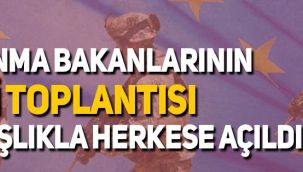 Bakan'ın dikkatsizliği Savunma bakanlarının gizli toplantısı herkese açtı