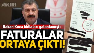 Bakan Koca yalanlamıştı! Yüksek ücretli PCR testindeki faturalar ortaya çıktı!