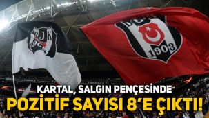 Beşiktaş'da koronavirüslü futbolcu sayısı 8'e yükseldi