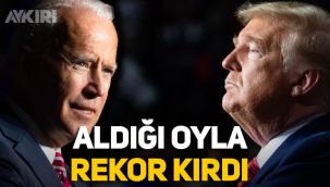 Biden ulaştığı oy sayısıyla yeni bir rekorun sahibi oldu