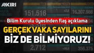 Bilim Kurulu üyesi Özlü: Biz de gerçek vaka sayılarını bilmiyoruz!