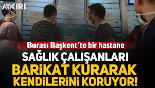 Cebeci Eğitim ve Araştırma hastanesinde skandal görüntüler