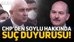 CHP’den Süleyman Soylu hakkında suç duyurusu
