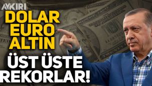 Dolar, Euro ve altında yeni rekorlar!