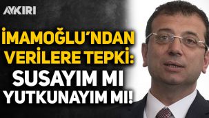 Ekrem İmamoğlu: İstanbul'daki vefat sayısı 186; susayım mı, yutkunayım mı?