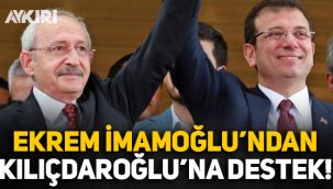 Ekrem İmamoğlu'ndan Alaattin Çakıcı tarafından tehdit edilen Kemal Kılıçdaroğlu'na destek!