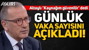 Fatih Altaylı günlük vaka sayısını açıkladı