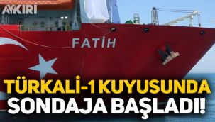 Fatih, Türkali-1 kuyusunda sondaja başladı!