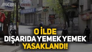 Gaziantep'te dışarıda yemek yasaklandı, kamuya açık yerlerde yemek yenilemeyecek