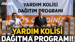 İhtiyaç sahiplerine yardım kolisi dağıtmak için program düzenlediler!