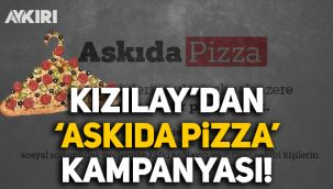 Kızılay'dan 'askıda pizza' kampanyası!