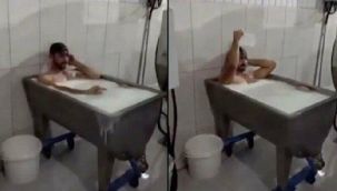 Konya'da süt fabrikasındaki 'süt banyosunun' failleri Emre Sayar ve Uğur Turgut tutuklandı!