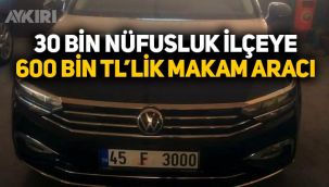 Manisa Kırkağaç belediye başkanına 600 bin liralık makam aracı
