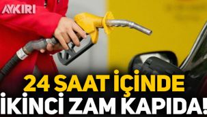 Motorine 24 saat içinde ikinci zam kapıda!