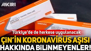 Türkiye'de de kullanılacak olan Çin'in koronavirüs aşısı CoronoVac ile ilgili bilinmeyenler