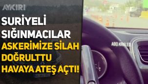 Türkiye nereye gidiyor! Suriyeli sığınmacılar Jandarma noktasından silahla geçip, video çekti 