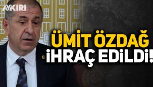 Ümit Özdağ İYİ Parti'den ihraç edildi!