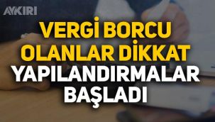 Vergi borcu olanlar için yapılandırma başladı, peki vergi borçları nasıl yapılandırılacak