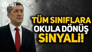 Ziya Selçuk, tüm sınıfların okula dönüş sinyalini verdi