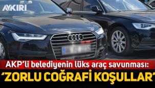AK Partili belediyeden lüks araç savunması: