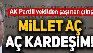 AK Partili vekilden şaşırtan çıkış: