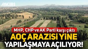 AOÇ arazisine helikopter hangarı yapılacak!