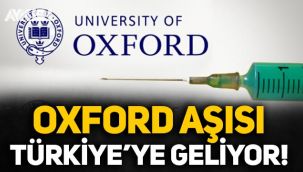 Bilim Kurulu üyesi açıkladı: Oxford aşısı yakın zamanda Türkiye'ye gelecek!