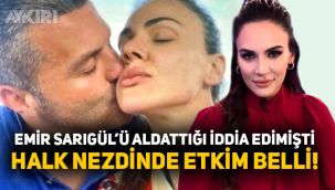 Buket Aydın'dan Emir Sarıgül'ün aldatma iddialarına tepki: Halk nezdinde etkim belli