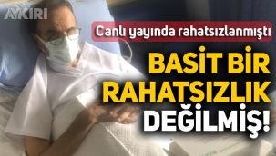 Canlı yayında fenalaşan Mehmet Ceyhan mide kanaması geçirmiş