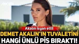 Demet Akalın, tuvaletini pis bırakan ünlüye isyan etti: O klozeti öyle bırakmaz!