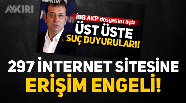 Ekrem İmamoğlu'nun yolsuzluk suç duyurusu haberlerine erişim yasağı getirildi