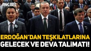 Erdoğan'dan Gelecek ve DEVA talimatı: Geçişi önleyin!