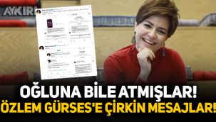 Gazeteci Özlem Gürses'e çirkin mesajlar!