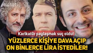 Karikatür paylaşmak suç oldu: Erdil Yaşaroğlu ve Hukuk bürosu 32 bin lira istedi, organize iddialar!