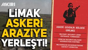 Limak, askeri araziye bedelsiz yerleşti!