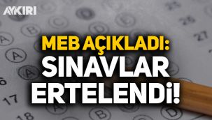 MEB açıkladı: Açıköğretim ortaokul ve lise sınavları ertelendi!