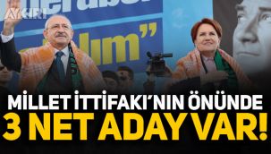 Millet İttifakı'nın önünde 3 net aday var!