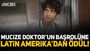 Mucize Doktor dizisinin başrolü Taner Ölmez’e ödül!