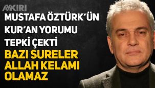 Mustafa Öztürk kimdir? Marmara Üniversitesi İlahiyat Fakültesi öğretim üyesi Mustafa Öztürk'ün Kur'an-ı Kerim hakkında sözleri tartışılıyor