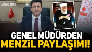 Nüfus Vatandaşlık İşleri Genel Müdürü'nden 'Menzil' paylaşımı!