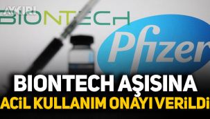Pfizer/BioNTech aşısına acil kullanım onayı verildi!