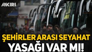 Şehirler arası seyahat yasağı var mı? Şartlar nedir, kimler yolculuk yapabilir?